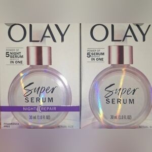 NWT OLAY Super Serum 5-in-1 Day 30 ml / NIGHT 30 ml Full Duo PC